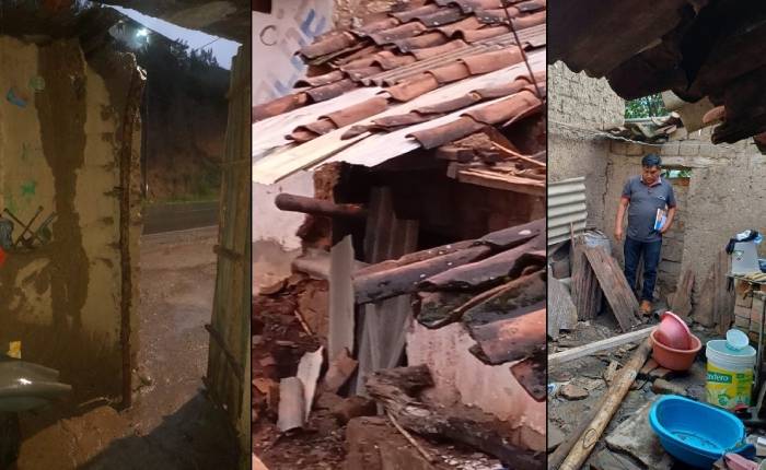 Lluvias intensas causan daños en viviendas y afectan a más de 90 personas en Carhuaz