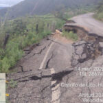 250 metros de vía nacional quedan interrumpidos en Uco tras derrumbe por lluvias